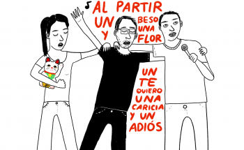Amigos cantando karaoke: 