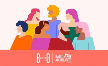 Clubes de escucha ilustración con logos